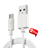 2Pcs BUCKKO Fast PD Charger USB-A toType C Cables Cord For iPhone Samsung Google Pixel 5 5a 6 6a 7 7a 8 Pro